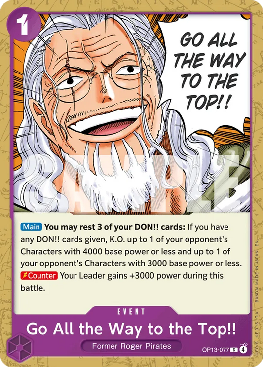 Go All the Way to the Top!! - OP13-077