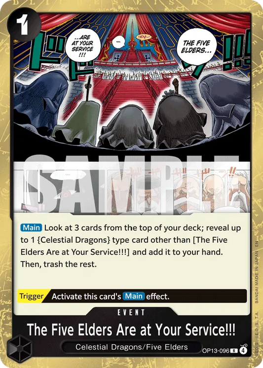 The Five Elders Are at Your Service!!! - OP13-096