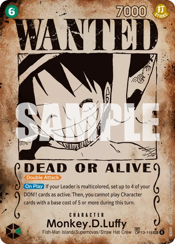 Monkey.D.Luffy - OP13-118-P4