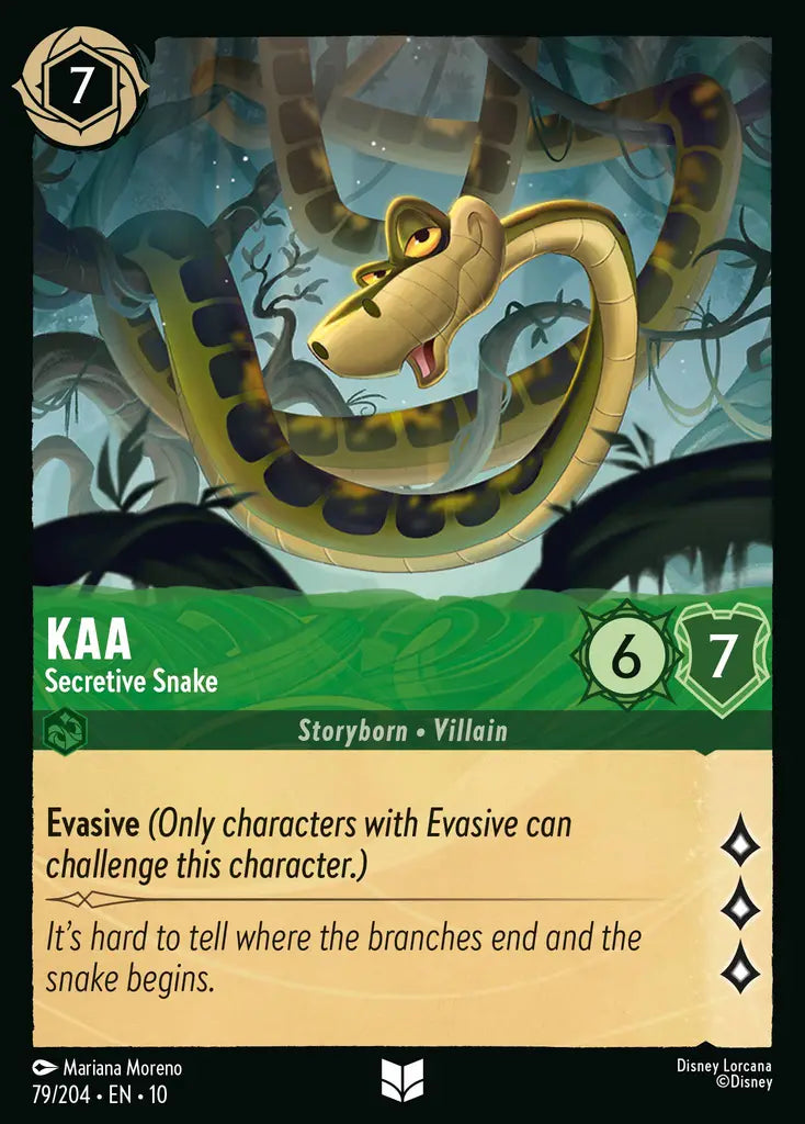 Kaa - Secretive Snake 79/204 (Whispers In The Well)
