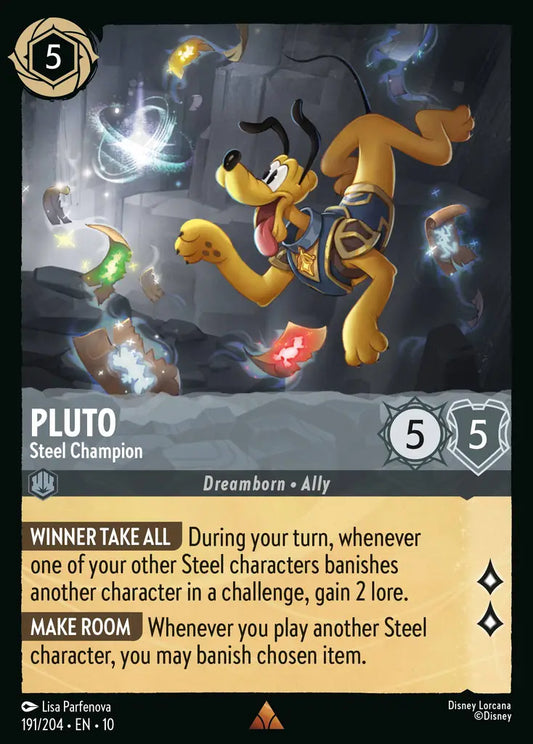 Pluto - Steel Champion 191/204 (Whispers In The Well)