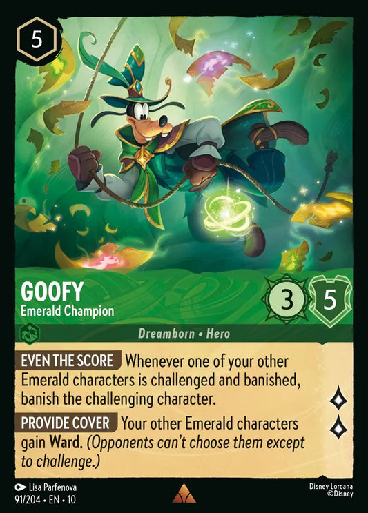 Goofy - Emerald Champion 91/204 (Whispers In The Well)