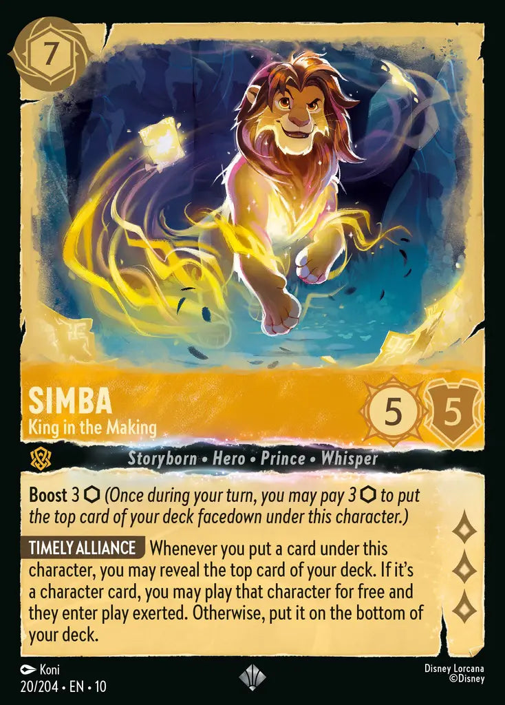Simba - King in the Making 20/204 (Whispers In The Well)