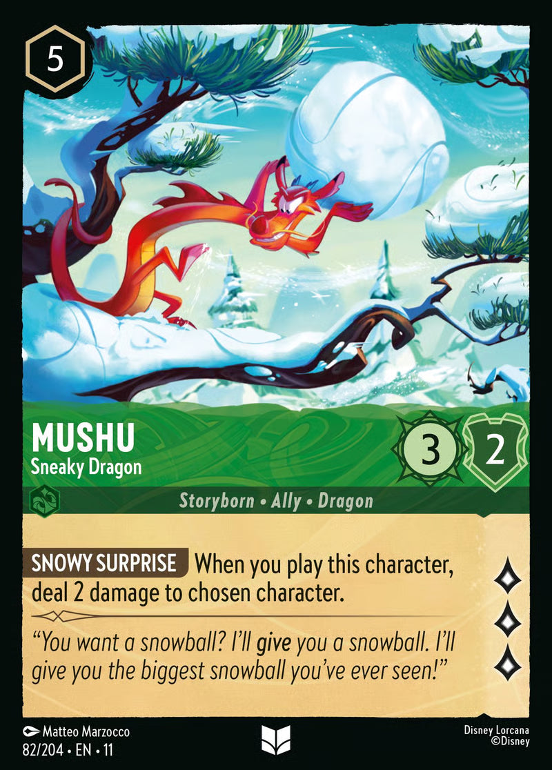 Mushu - Sneaky Dragon - Winterspell 82/204