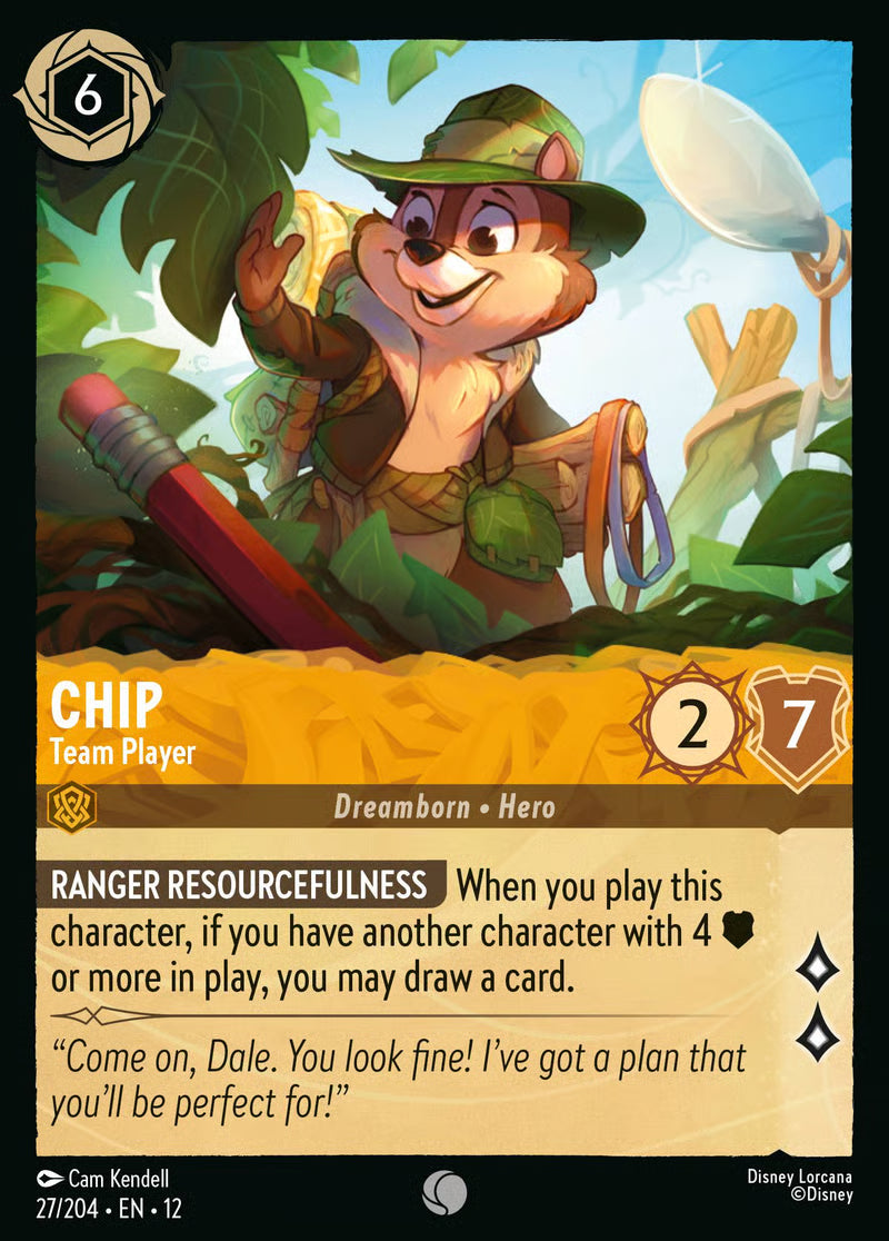 Chip - Team Player - Wilds Unknown 27/204
