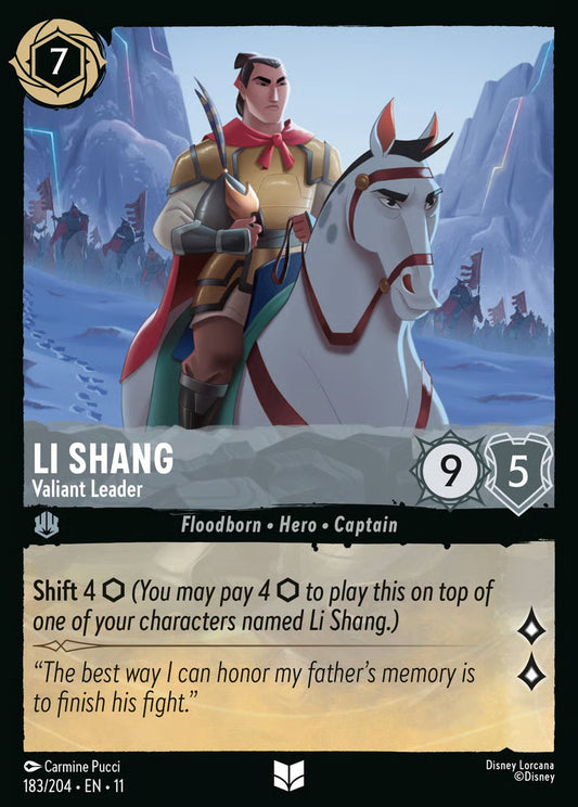 Li Shang - Valiant Leader - Winterspell 183/204