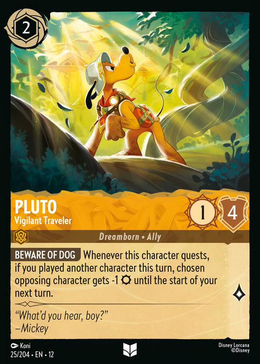 Pluto - Vigilant Traveler - Wilds Unknown 25/204