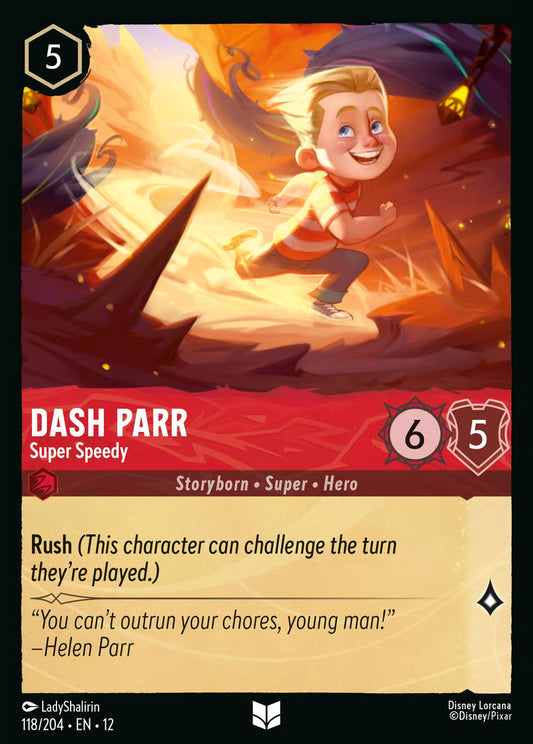 Dash Parr - Super Speedy - Wilds Unknown 118/204