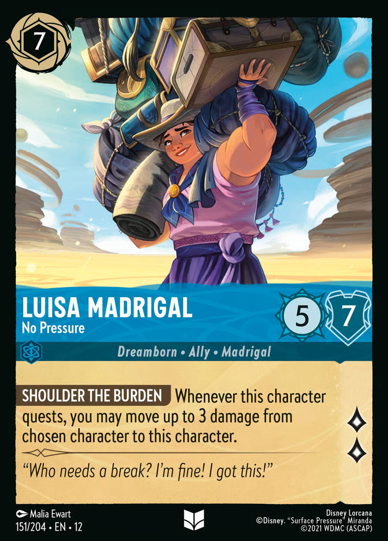Luisa Madrigal - No Pressure - Wilds Unknown 151/204