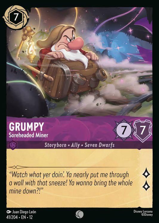 Grumpy - Soreheaded Miner - Wilds Unknown 41/204