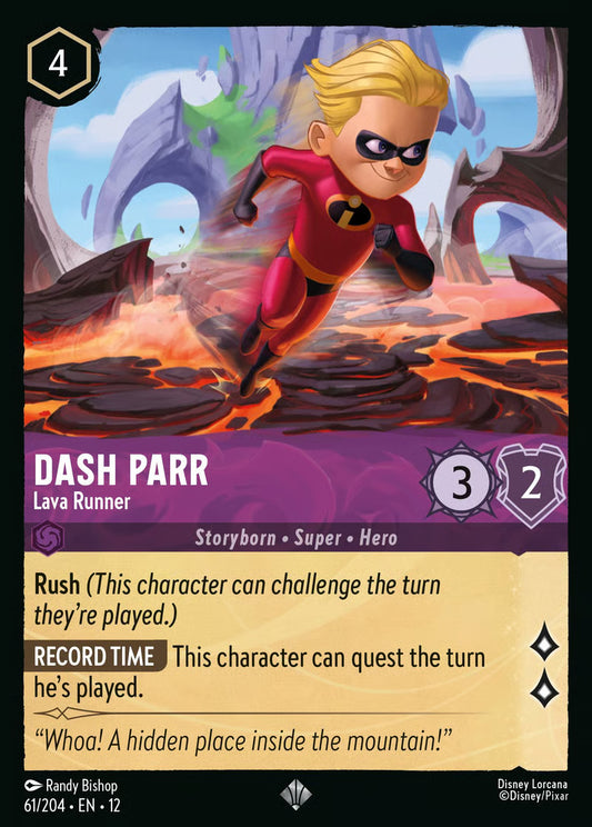 Dash Parr - Lava Runner - Wilds Unknown 61/204