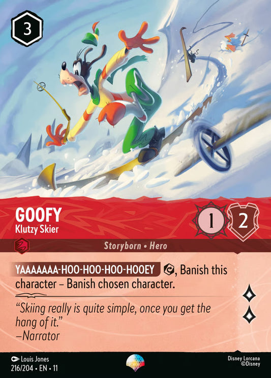Goofy - Klutzy Skier - Winterspell 216