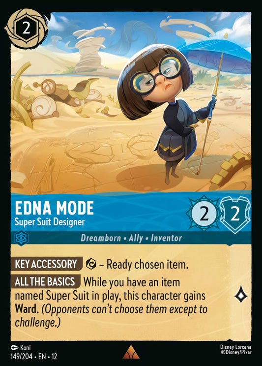 Edna Mode - Super Suit Designer - Wilds Unknown 149/204