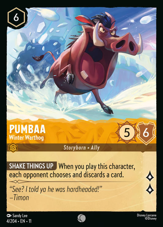 Pumbaa - Winter Warthog - Winterspell 4/204
