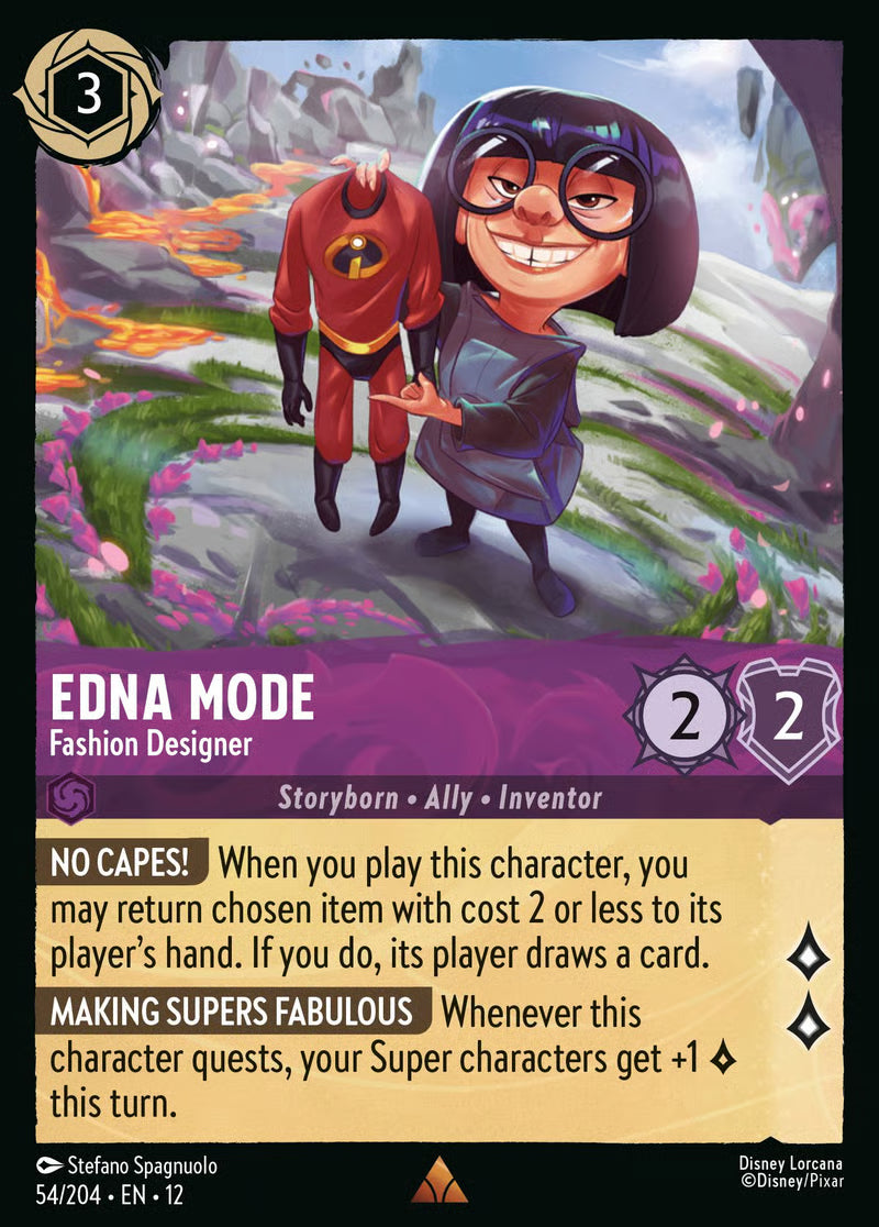 Edna Mode - Fashion Designer - Wilds Unknown 54/204