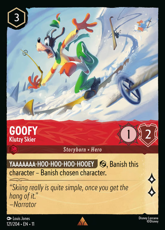 Goofy - Klutzy Skier - Winterspell 121/204