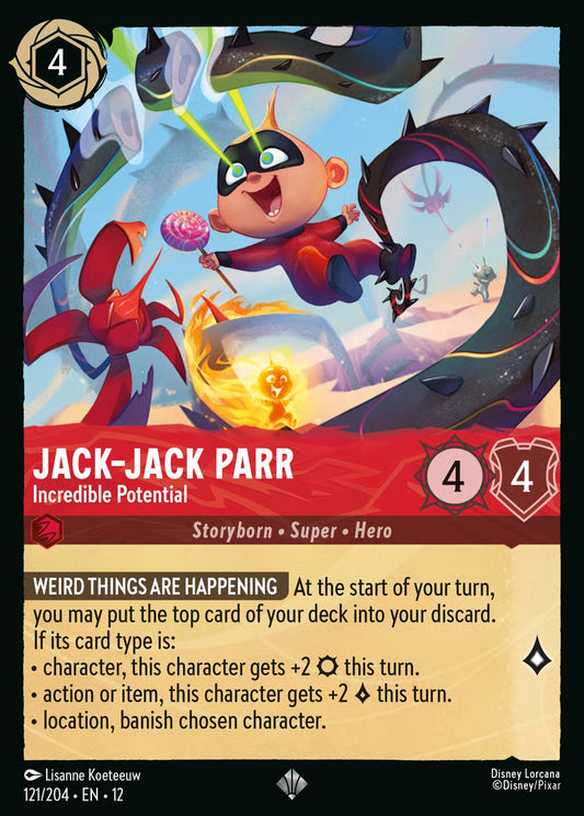 Jack-Jack Parr - Incredible Potential - Wilds Unknown 121/204