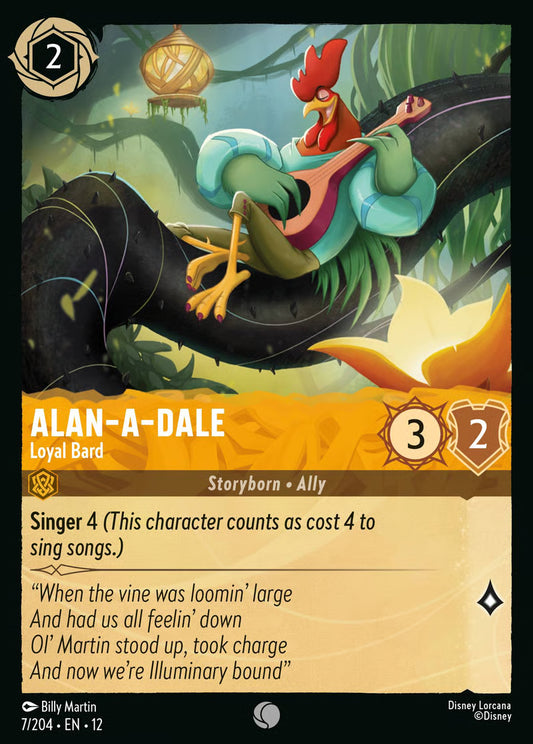Alan-a-Dale - Loyal Bard - Wilds Unknown 7/204