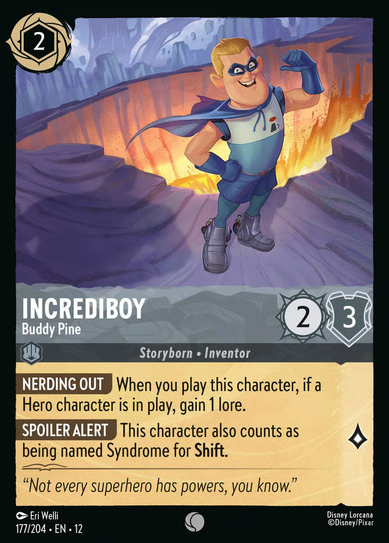 Incrediboy - Buddy Pine - Wilds Unknown 177/204