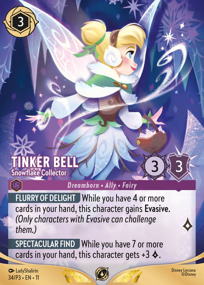 Tinker Bell - Snowflake Collector - Winterspell 34/P3