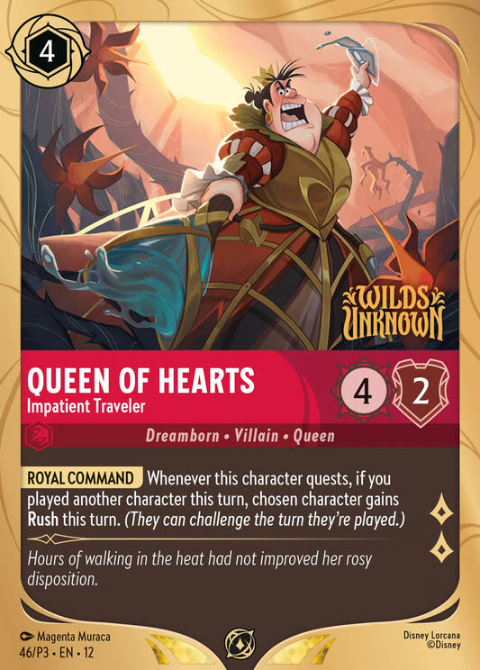 Queen of Hearts - Impatient Traveler - Wilds Unknown 46/P3