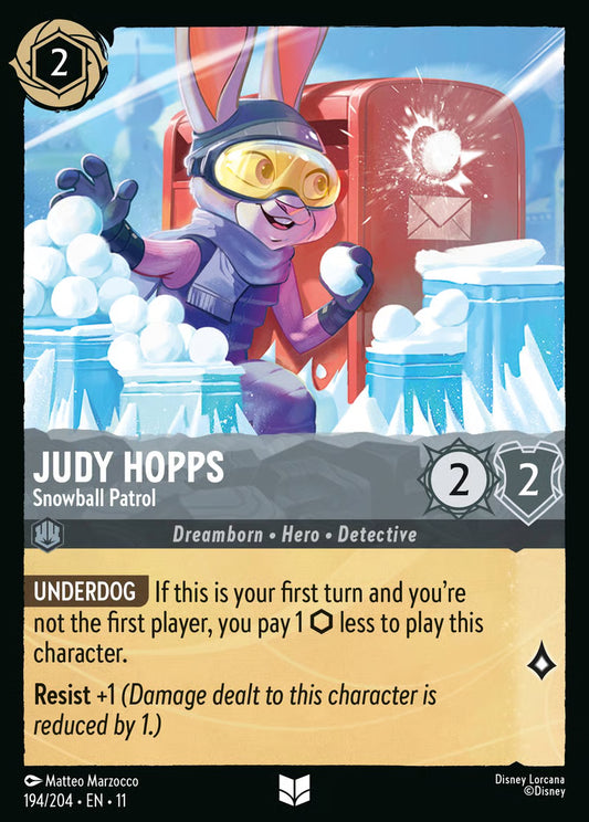 Judy Hopps - Snowball Patrol - Winterspell 194/204