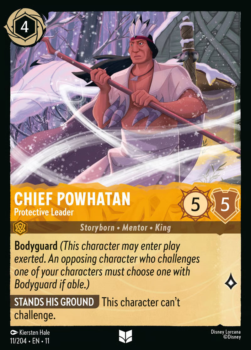 Chief Powhatan - Protective Leader - Winterspell 11/204