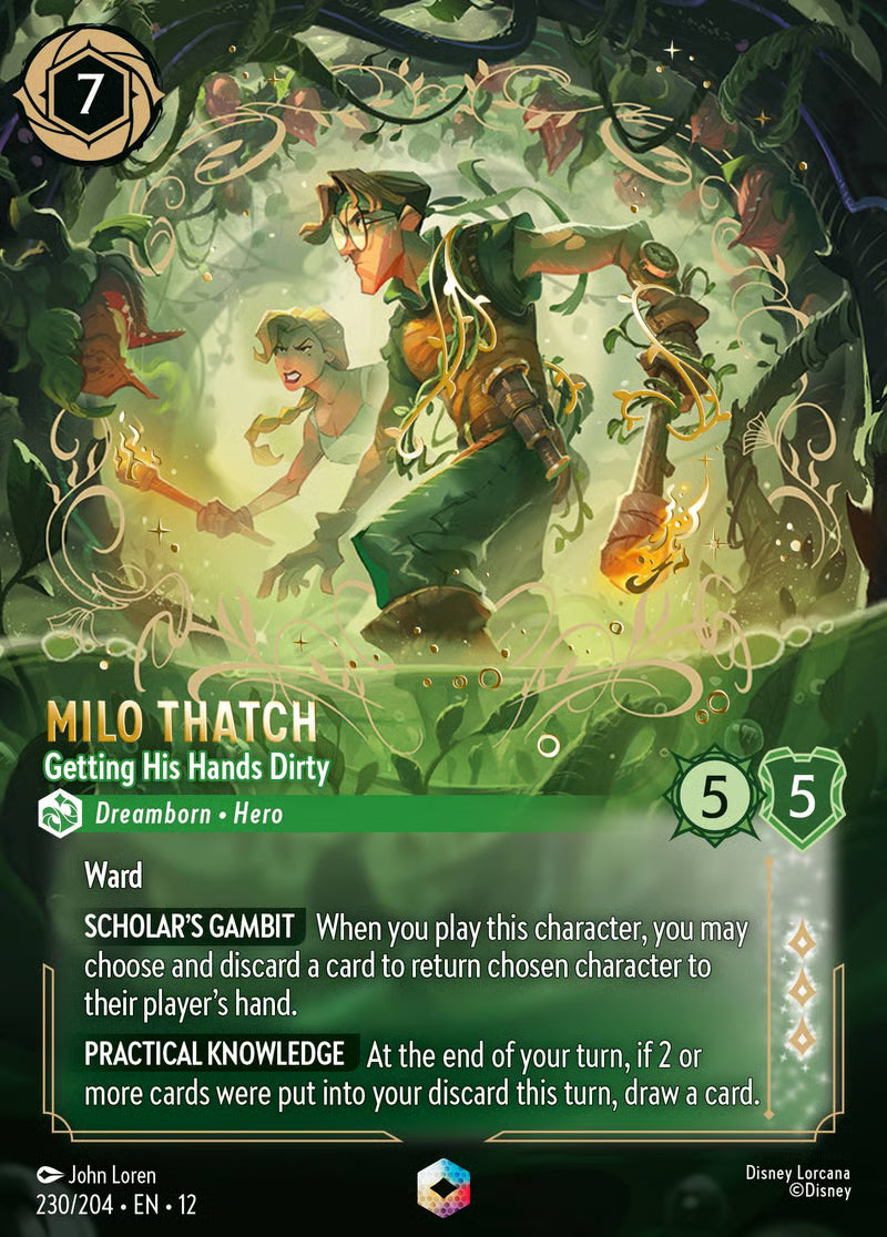 Milo Thatch - Getting His Hands Dirty - Wilds Unknown 230