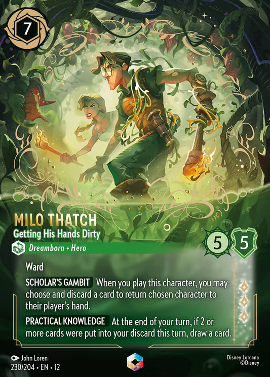 Milo Thatch - Getting His Hands Dirty - Wilds Unknown 230