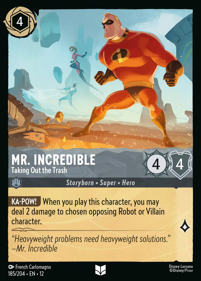 Mr. Incredible - Taking Out the Trash - Wilds Unknown 185/204