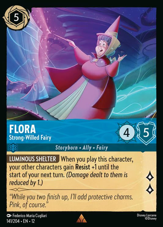 Flora - Strong-Willed Fairy - Wilds Unknown 141/204