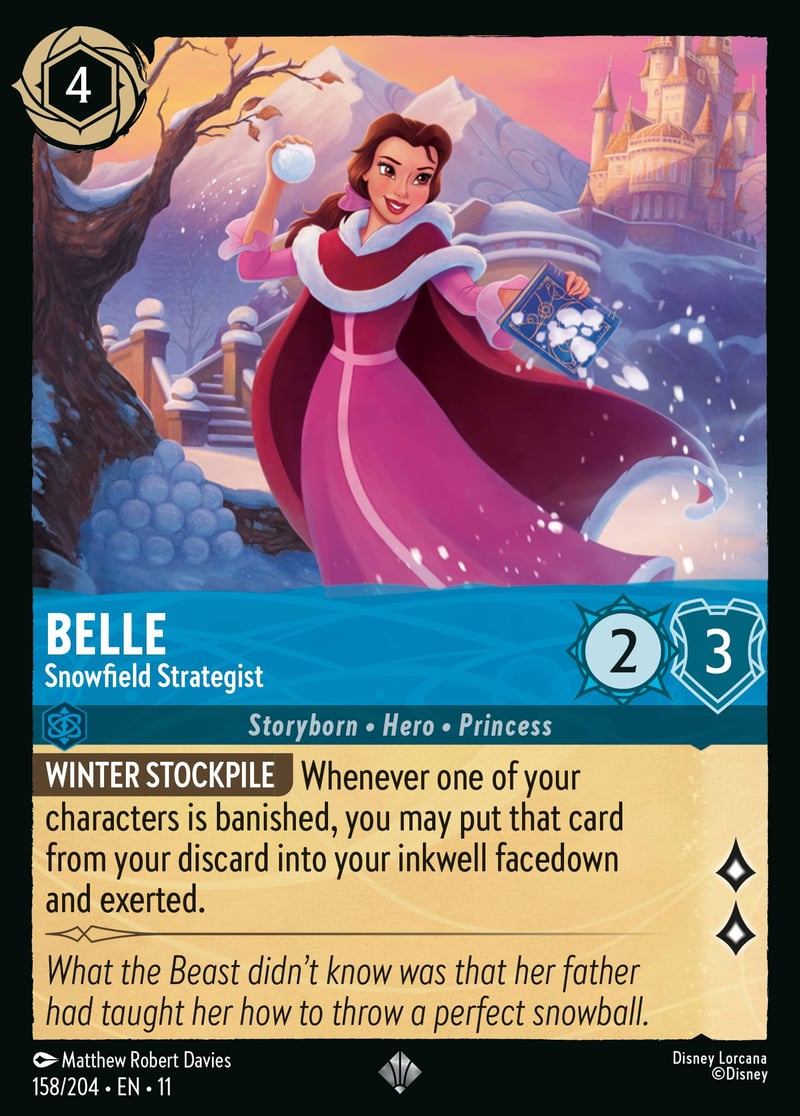 Belle - Snowfield Strategist - Winterspell 158/204