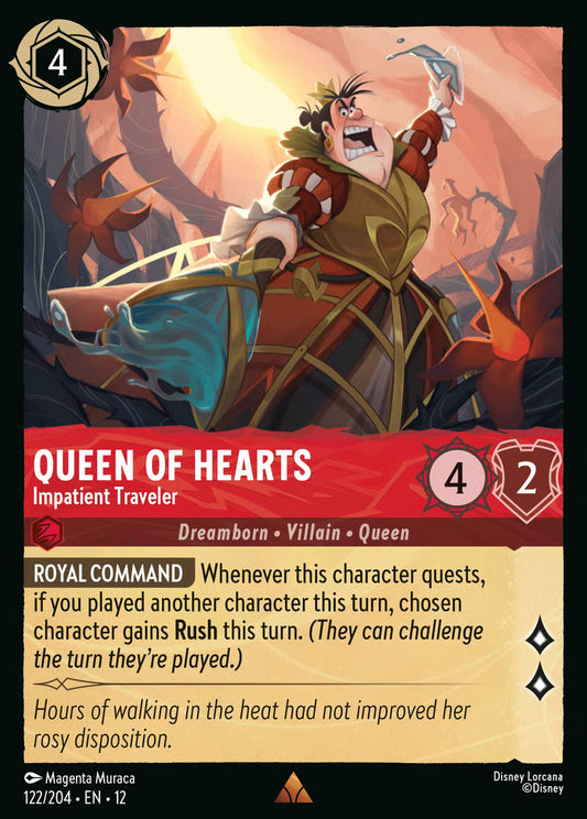 Queen of Hearts - Impatient Traveler - Wilds Unknown 122/204