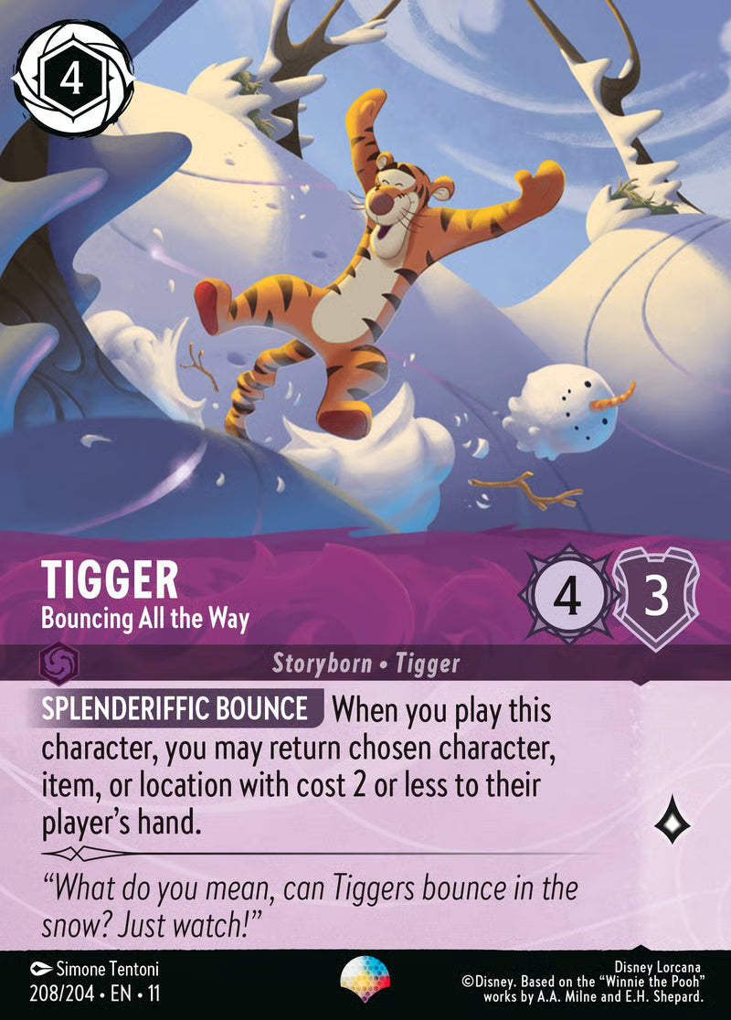 Tigger - Bouncing All the Way - Winterspell 208