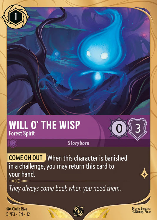 Will o' the Wisp - Forest Spirit - Wilds Unknown 51/P3
