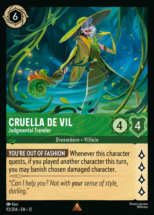 Cruella De Vil - Judgmental Traveler - Wilds Unknown 92/204