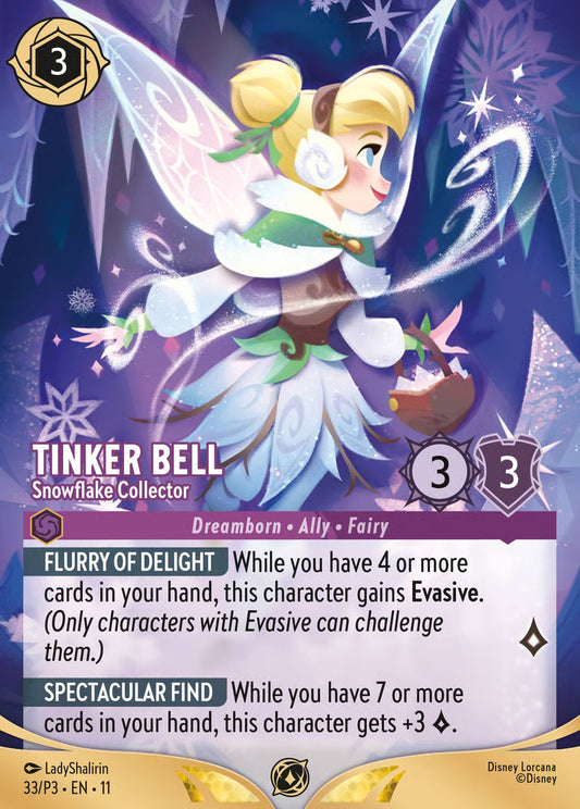Tinker Bell - Snowflake Collector - Winterspell 33/P3