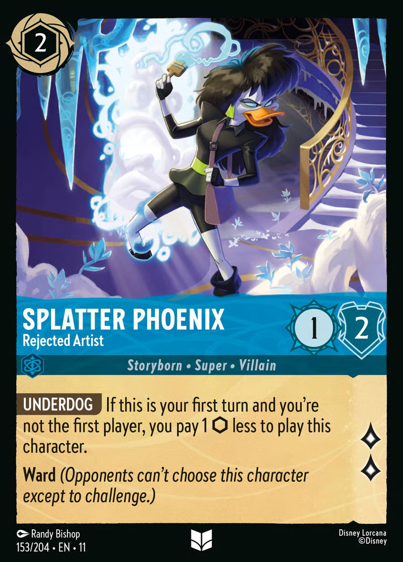 Splatter Phoenix - Rejected Artist - Winterspell 153/204