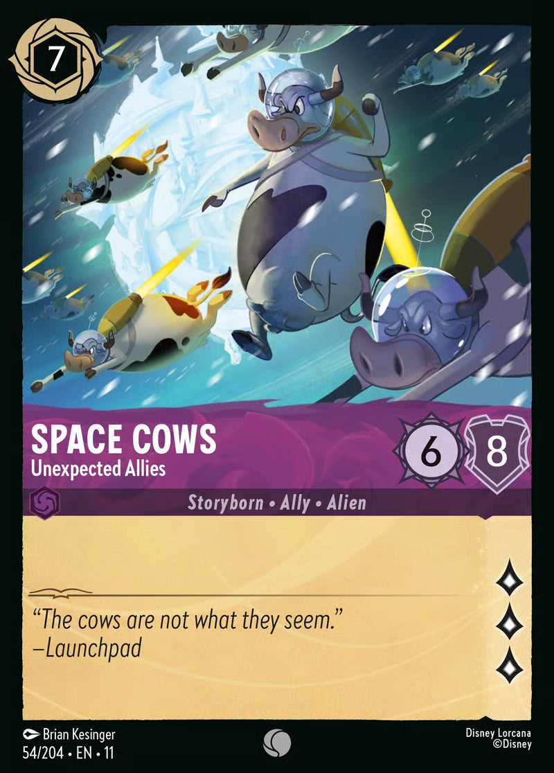 Space Cows - Unexpected Allies - Winterspell 54/204