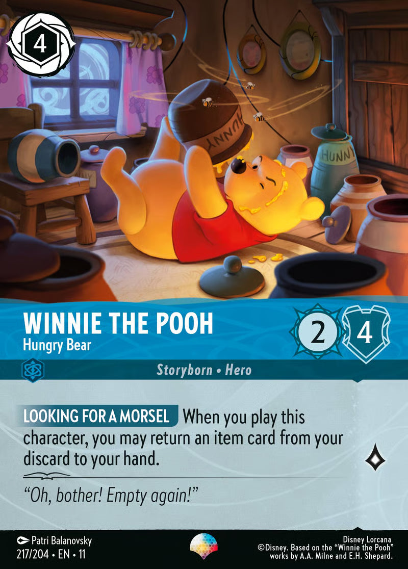 Winnie the Pooh - Hungry Bear - Winterspell 217