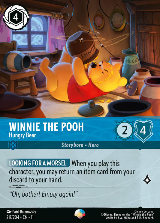 Winnie the Pooh - Hungry Bear - Winterspell 217