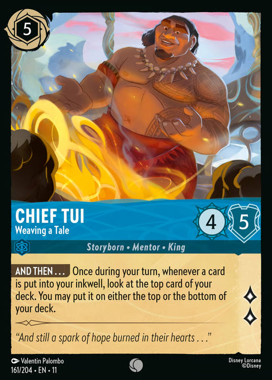 Chief Tui - Weaving a Tale - Winterspell 161/204