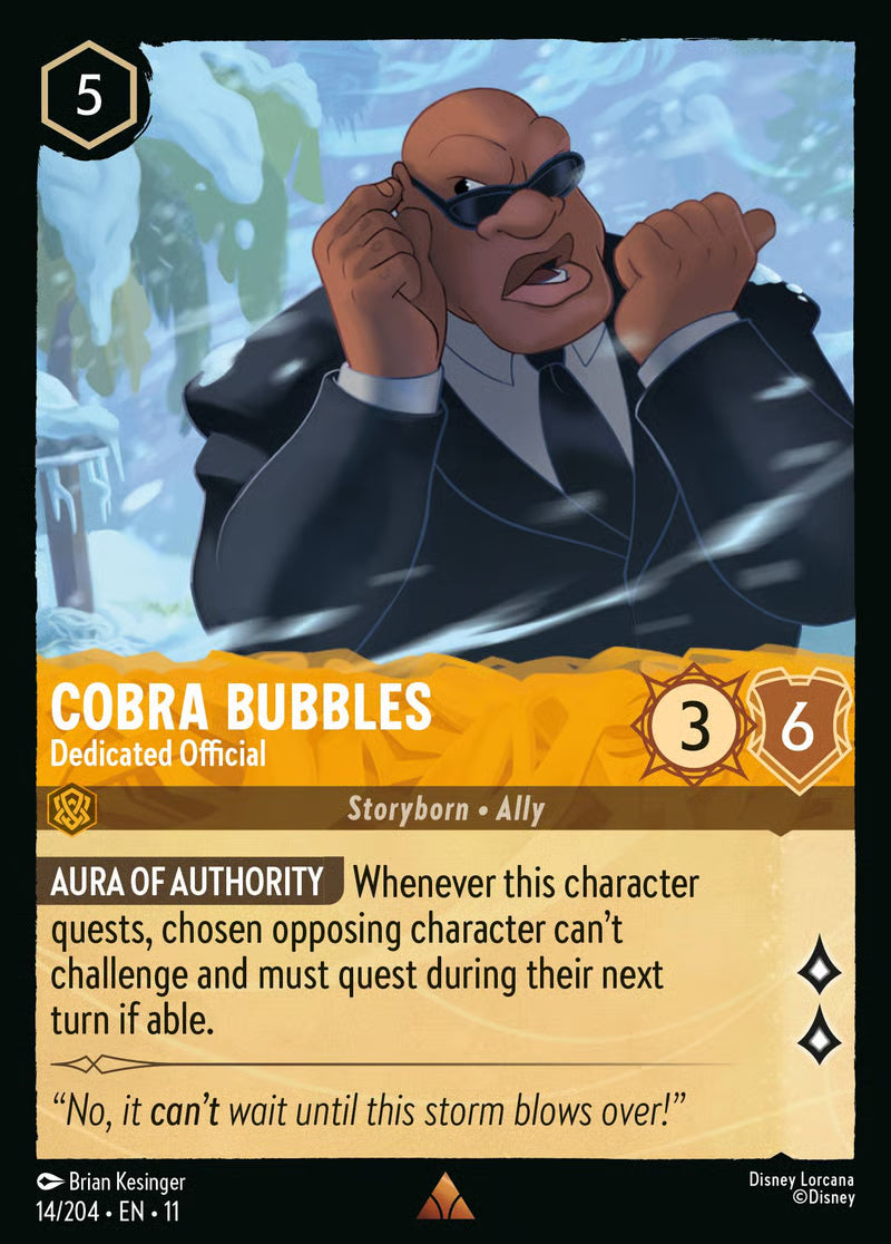 Cobra Bubbles - Dedicated Official - Winterspell 14/204