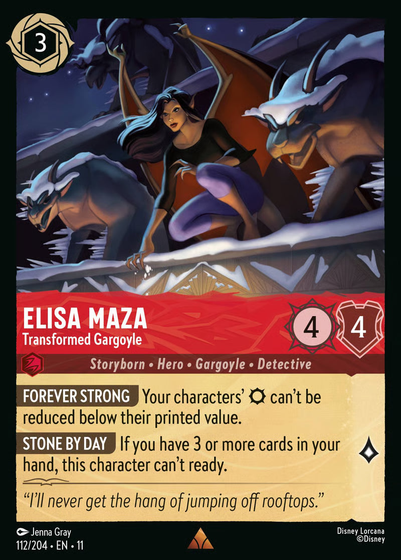 Elisa Maza - Transformed Gargoyle - Winterspell 112/204