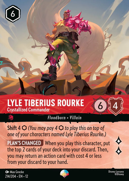 Lyle Tiberius Rourke - Crystallized Commander - Wilds Unknown 214