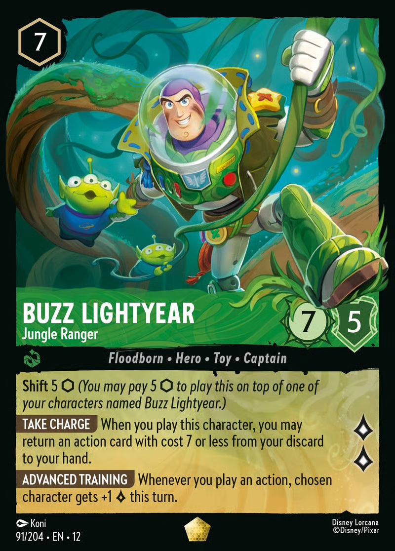 Buzz Lightyear - Jungle Ranger - Wilds Unknown 91/204