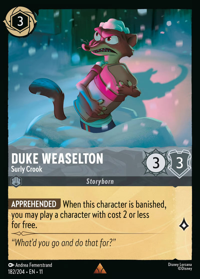Duke Weaselton - Surly Crook - Winterspell 182/204