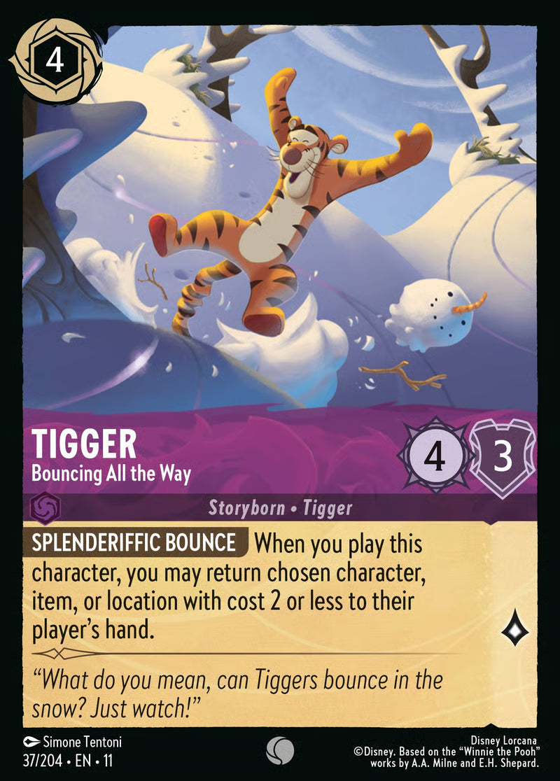 Tigger - Bouncing All the Way - Winterspell 37/204