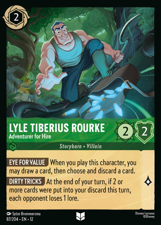 Lyle Tiberius Rourke - Adventurer for Hire - Wilds Unknown 87/204