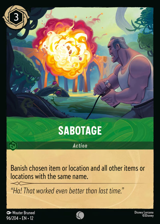 Sabotage - Wilds Unknown 96/204